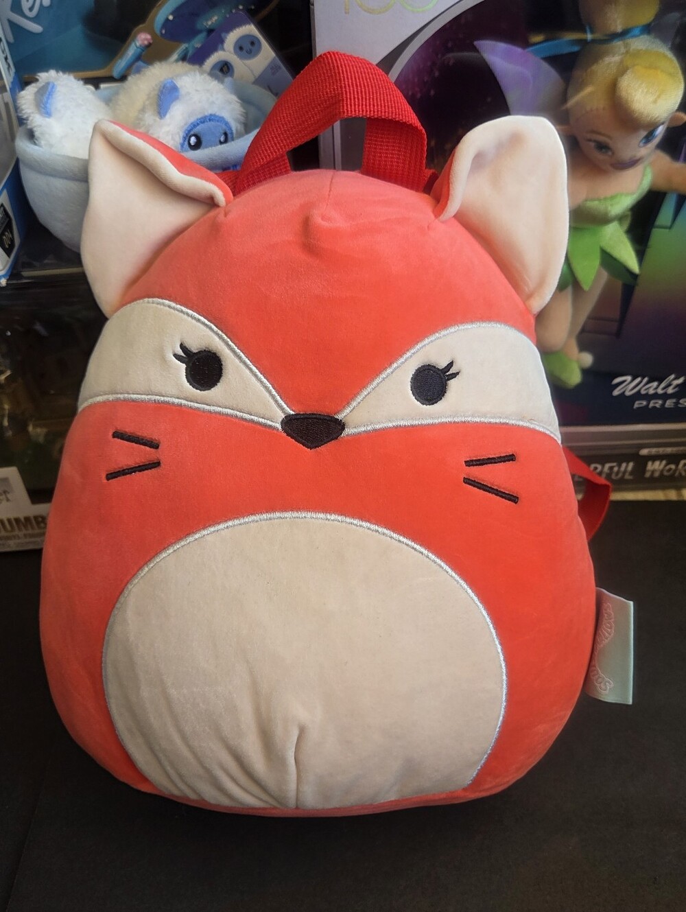 Squishmallows 12" Fifi The Fox Plush Mini Backpack By Bioworld. New With Tags